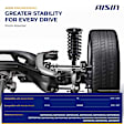 SAKH-00866 Rear, Driver and Passenger Side Shock Absorber