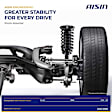 SAKH-00882 Front, Driver and Passenger Side Shock Absorber, Coupe