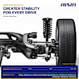 SAKH-00902 Rear, Driver and Passenger Side Shock Absorber, Sport Utility