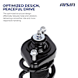 SAKH-00907 Rear, Driver and Passenger Side Shock Absorber, FWD, Sport Utility