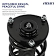 SAKKA-01169 Front, Driver and Passenger Side Shock Absorber, Sport Utility