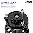 SAKT-01211 Front, Driver and Passenger Side Shock Absorber, Sedan