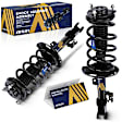 SAKT-01254 Front, Driver and Passenger Side Shock Absorber, Sport Utility