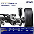 SAKVG-00066 Front, Driver and Passenger Side Shock Absorber