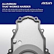 TCH-00003 Timing Cover, Silver, Aluminum