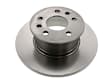 211-615-301 B Front, Driver or Passenger Side Brake Disc, Plain Surface