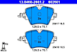 34106888777 Front OE Replacement Series Ceramic Brake Pad Set