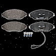 2016 Volkswagen GTI - Front ECE-R90 Euro OE Brake Pad Set, 2.0L 4Cyl, With Performance Package, Original Series
