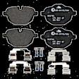 2017 BMW X3 - Rear ECE-R90 Euro OE Brake Pad Set, 3.0L 6Cyl, Original Series