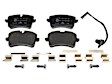 2015 Audi A6 Quattro - Rear Brake Pad Set, 3.0L 6Cyl, Semi-Metallic Pads