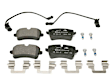 2016 Audi S8 - Rear ECE-R90 Euro OE Brake Pad Set, 4.0L 8Cyl, Except Ceramic Composite Brakes, Original Series