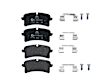 2017 Porsche Macan - Rear Brake Pad Set, 3.6L 6Cyl, Except Ceramic Composite Brakes