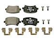 2008 Volkswagen Rabbit - Rear ECE-R90 Euro OE Brake Pad Set, 2.5L 5Cyl, Original Series