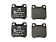 2000 Saturn LW1 - Rear ECE-R90 Euro OE Brake Pad Set, 2.2L 4Cyl, Original Series
