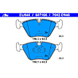 607155 Front Original Series ECE-R90 Euro OE Brake Pad Set