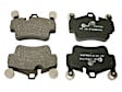 99735193907 OE Replacement Series Ceramic Brake Pad Set