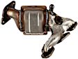 101380 Rear Catalytic Converter, 3.0L, 6Cyl, Federal EPA Standard, 46-State Legal (Cannot ship to CA, CO, NY or ME), Direct Fit