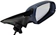 Passenger Side Mirror, Power Adjust, Manual Folding, Heated, Paintable, In-housing Signal Light, With memory, No Puddle Light, No Auto-Dimming, With Blind Spot Light in Housing