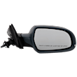 Passenger Side Mirror, Power, Power Folding, Heated, Paintable, In-housing Signal Light, With memory, No Puddle Light, No Auto-Dimming, No Blind Spot Feature