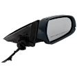 Passenger Side Mirror, Power, Power Folding, Heated, Paintable, In-housing Signal Light, With memory, No Puddle Light, No Auto-Dimming, No Blind Spot Feature