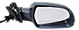 Passenger Side Mirror, Power, Power Folding, Heated, Paintable, In-housing Signal Light, No Memory, No Puddle Light, No Auto-Dimming, With Blind Spot Light in Housing