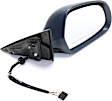 Coupe Passenger Side Mirror, Power Adjust, Heated, Manual Folding, Paintable, In-housing Signal Light, No Memory, No Puddle Light, No Auto-Dimming, No Blind Spot Feature