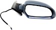 Coupe Passenger Side Mirror, Power Adjust, Heated, Manual Folding, Paintable, In-housing Signal Light, No Memory, No Puddle Light, No Auto-Dimming, No Blind Spot Feature