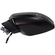Driver Side Mirror, Power Adjust, Heated, Manual Folding, Paintable, In-housing Signal Light, No Memory, No Puddle Light, No Auto-Dimming, With Blind Spot Light in Housing