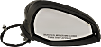Passenger Side Mirror, Power Adjust, Heated, Manual Folding, Paintable, In-housing Signal Light, No Memory, No Puddle Light, No Auto-Dimming, No Blind Spot Feature