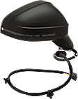 Passenger Side Mirror, Power Adjust, Heated, Manual Folding, Paintable, In-housing Signal Light, No Memory, No Puddle Light, No Auto-Dimming, No Blind Spot Feature