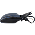 Passenger Side Mirror, Power Adjust, Power Folding, Heated, Paintable, In-housing Signal Light, No Memory, No Puddle Light, No Auto-Dimming, With Blind Spot Light in Housing