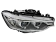 63-11-7-377-854 Passenger Side Halogen Headlight, Without bulb(s), OE Replacement