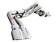 3015-32826 AWE 0FG Exhaust w/ BashGuard for 3rd Gen Tacoma - Dual Chrome Tips