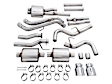 3015-32826 AWE 0FG Exhaust w/ BashGuard for 3rd Gen Tacoma - Dual Chrome Tips