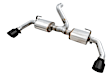 3015-33001 Axle-Back Exhaust System, Made of Stainless Steel, Tread Edition