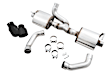 3015-33001 Axle-Back Exhaust System, Made of Stainless Steel, Tread Edition
