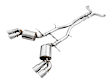 3015-42092 AWE Touring Edition Cat-back Exhaust for Gen6 Camaro SS / ZL1 / LT1 - Resonated