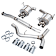3015-42104 Cat-Back Exhaust System, 2.5L, 4Cyl, Made of Stainless Steel, Touring Edition