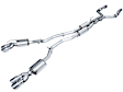 3015-42625 AWE Touring Edition Exhaust for Ford Explorer ST - Chrome Silver Tips