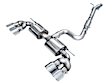 3015-42658 AWE Touring Edition Exhaust for Volkswagen MK8 Golf R - Chrome Silver Tips