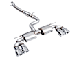 3015-42658 AWE Touring Edition Exhaust for Volkswagen MK8 Golf R - Chrome Silver Tips