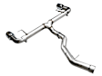 3020-32429 Axle-Back Exhaust System, 2.0L, 4Cyl, Made of Stainless Steel, Track Edition