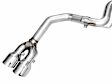 3020-42375 AWE Track Edition Exhaust for S650 Mustang Dark Horse - Quad Chrome Silver Tips