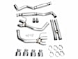 3020-42650 AWE Track Edition Exhaust for S650 Mustang GT Coupe - Quad Chrome Silver Tips