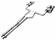 3025-42650 AWE SwitchPath Exhaust for S650 Mustang GT Coupe - Quad Chrome Silver Tips