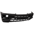 Front Primed Bumper Cover, 3.0/4.4L Engine, Without Headlight Washer Holes, With Parking Aid Sensor Holes