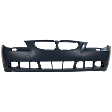 Front Primed Bumper Cover, Sedan/Wagon, For Models Without M Package, Without Park Distance Control, With Fog Light Holes