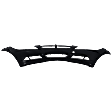 Front Primed Bumper Cover, Base Model, Sedan (E90)/Wagon (E91), For Models Without M Package, Without Park Distance Control Sensor Holes, Without Headlight Washer Holes