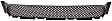 Front, Lower Bumper Grille, Textured Black