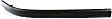Front, Passenger Side Bumper Trim, Black